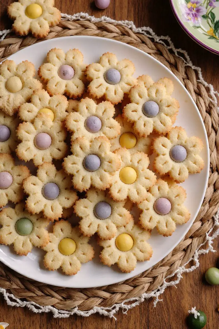 Spring Flower Shortbread Cookies — Buttery, Delicate, and Perfect for the Season