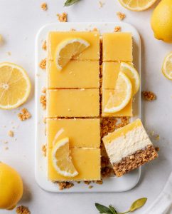 Divine No-Bake Vegan Lemon Cheesecake Bars — A Light & Luscious Plant-Based Dessert