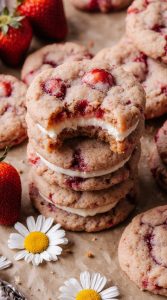 Strawberry Cheesecake Cookies That Taste Like a Slice of Summer