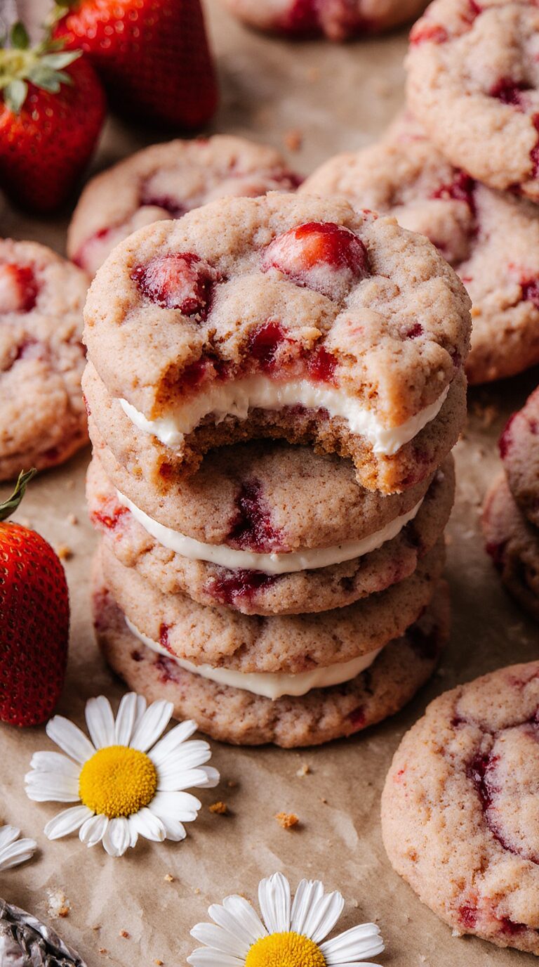 Strawberry Cheesecake Cookies That Taste Like a Slice of Summer
