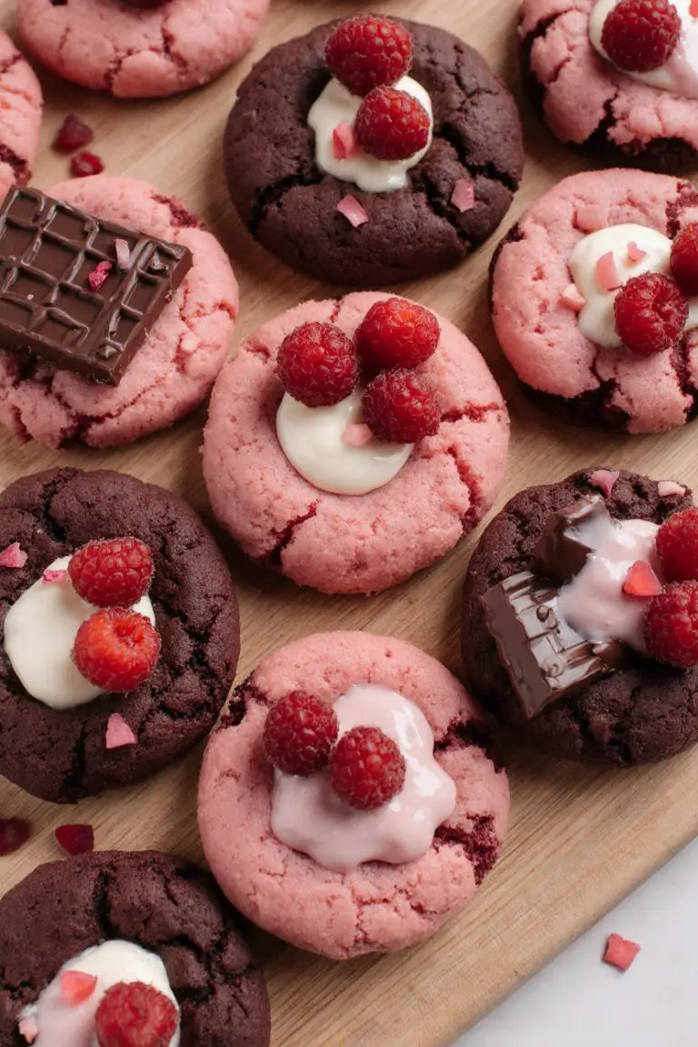 Valentine Ganache Cookies: Soft-Hearted Chocolate and Raspberry Treats for Sweet Moments