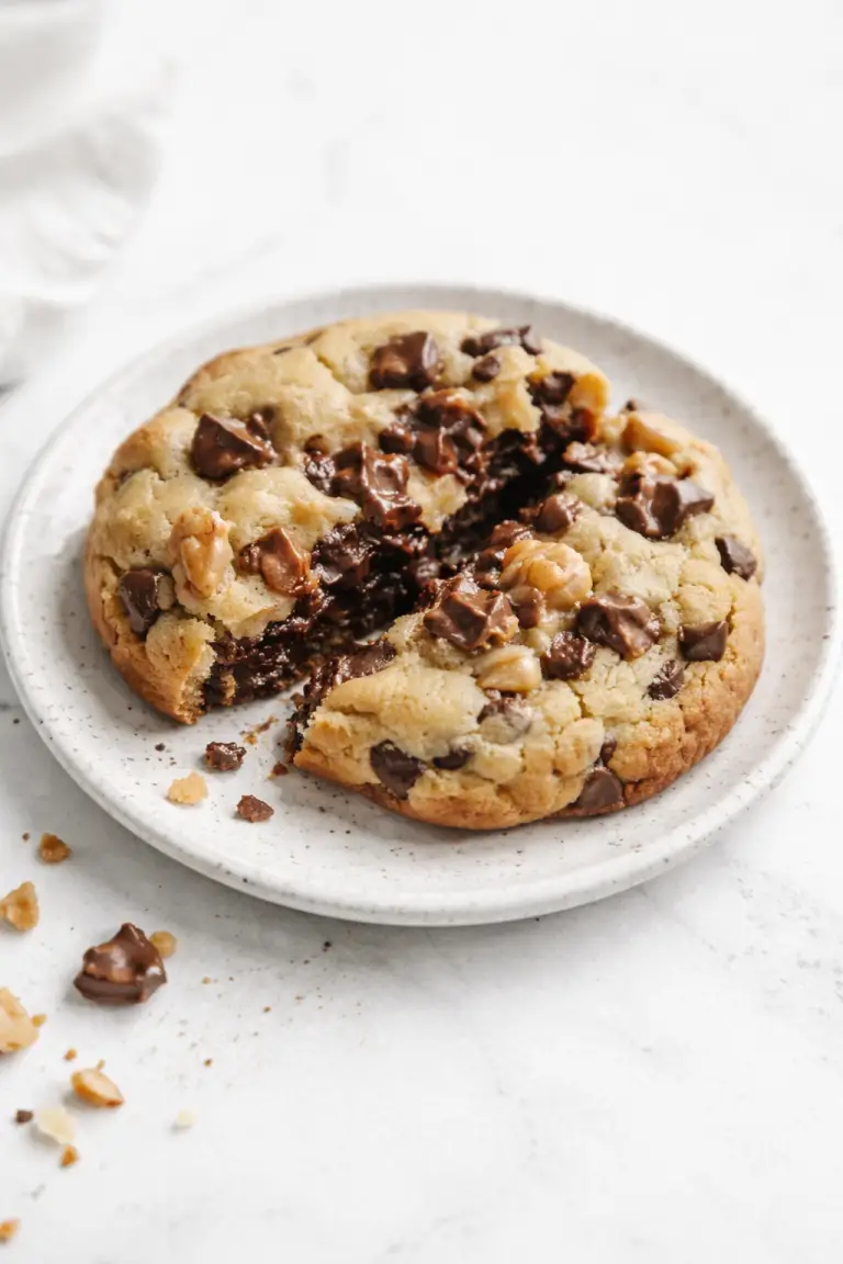 Thick & Chewy Chocolate Chip Walnut Cookies — Rich, Nutty, and Always a Hit