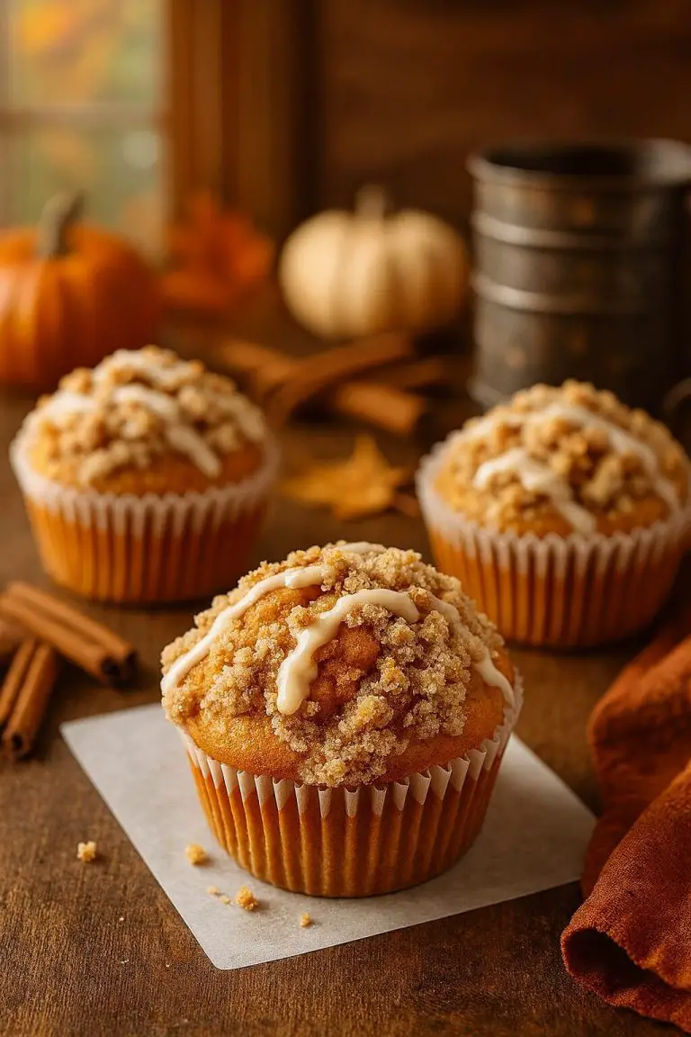Pumpkin Streusel Muffins