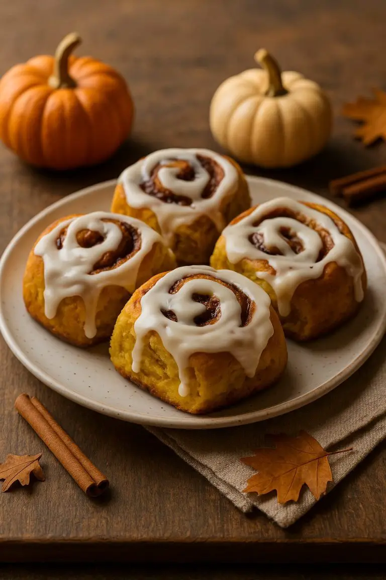 Pumpkin Cinnamon Rolls