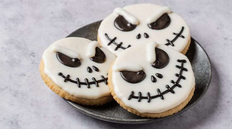 Charming Jack Skellington Cookies with Royal Icing