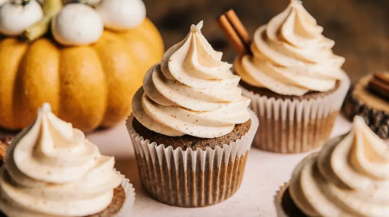 Decadent Pumpkin Cupcakes with Brown Butter Cream Cheese Frosting