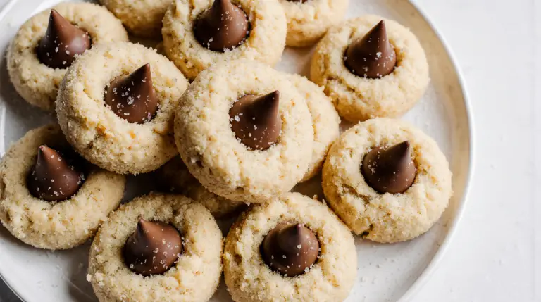 Soft and Thick Classic Peanut Butter Blossoms