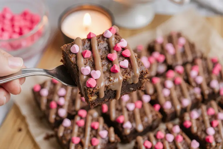 Decadent Valentine’s Day Triple Chocolate Brownies