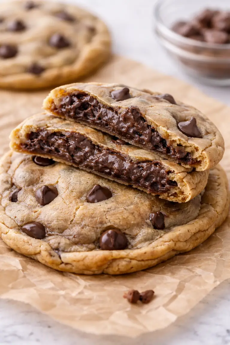 The Best Brownie-Stuffed Chocolate Chip Cookies You’ll Ever Bake