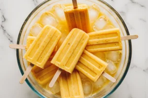 The Easiest 3-Ingredient Mango Ice Pops (Vegan & Refreshing)