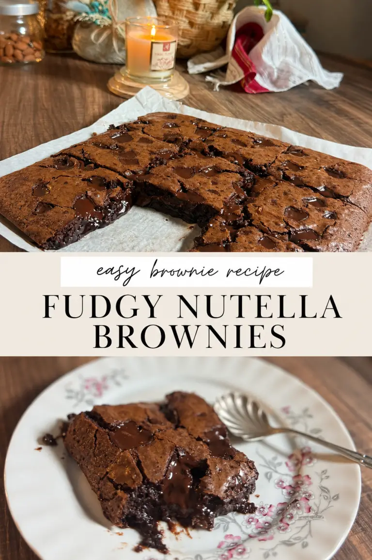 Fudgy Nutella Brownies